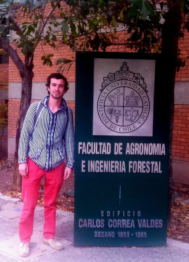 Rodrigo Ruz ya ha superado en cuatro semestres la duración formal de la carrera. Foto: Fernanda Mujica.